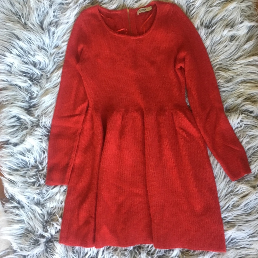 Red Sweater Dress